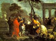 Bourdon, Sebastien The Selling of Joseph into Slavery oil painting on canvas